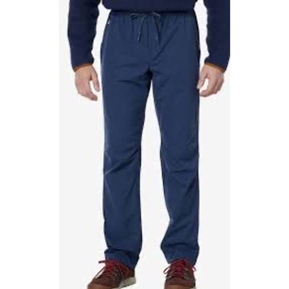 L.L.Bean Men’s Multisport Pants, Drawstring Lightweight Size 34 in Carbon Navy - Picture 1 of 16